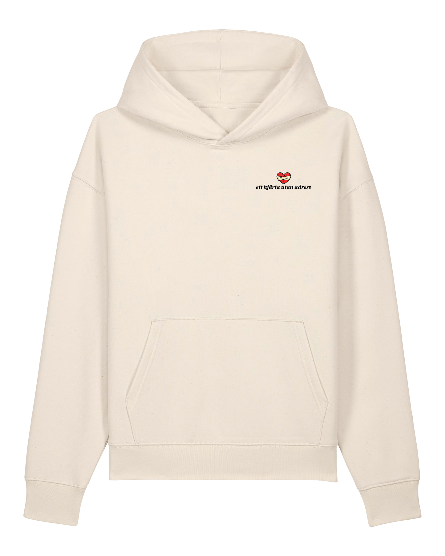 ETT HJÄRTA UTAN ADRESS - HOODIE